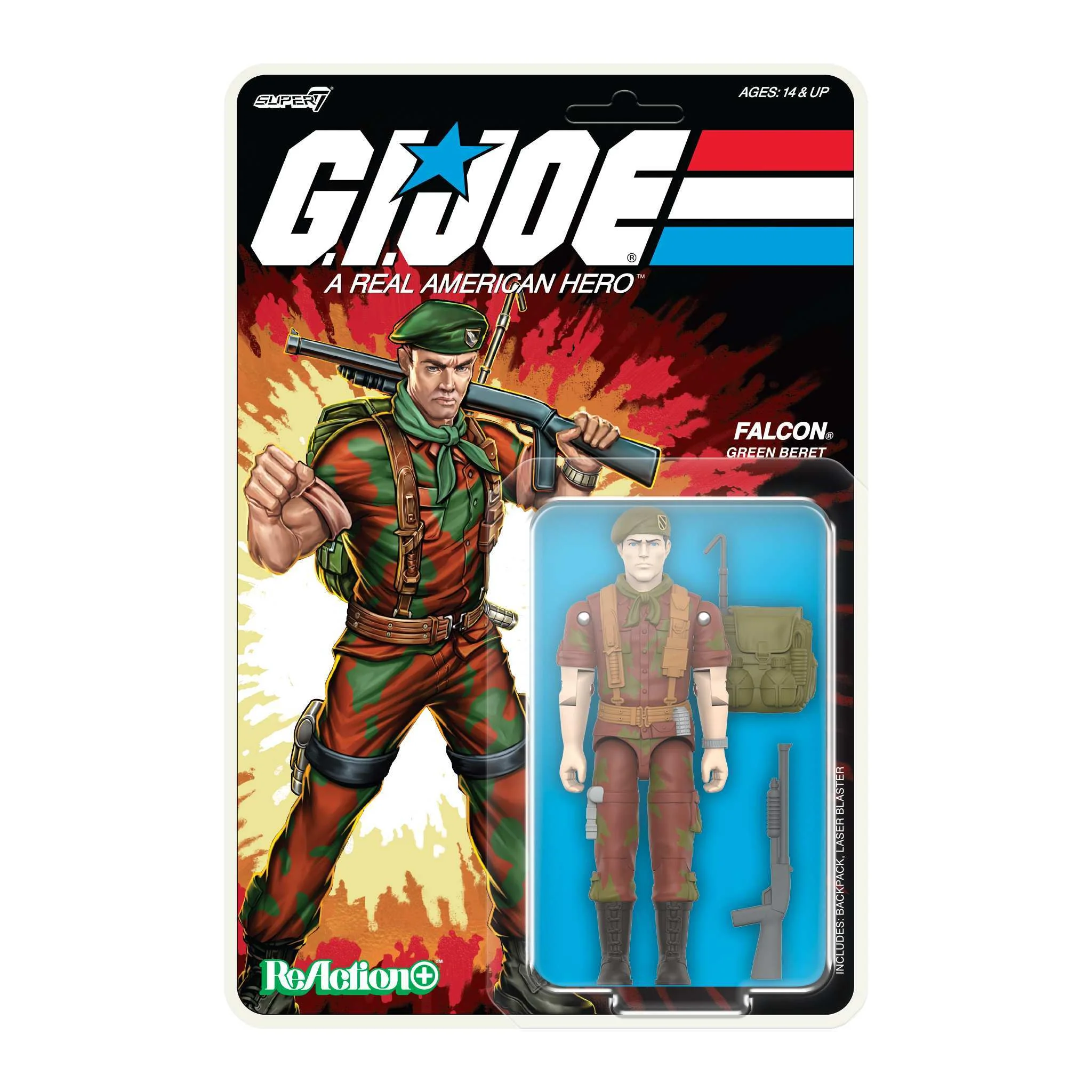 G.I. Joe ReAction+ Wave 04 (Movie Collection) - Lt. Falcon