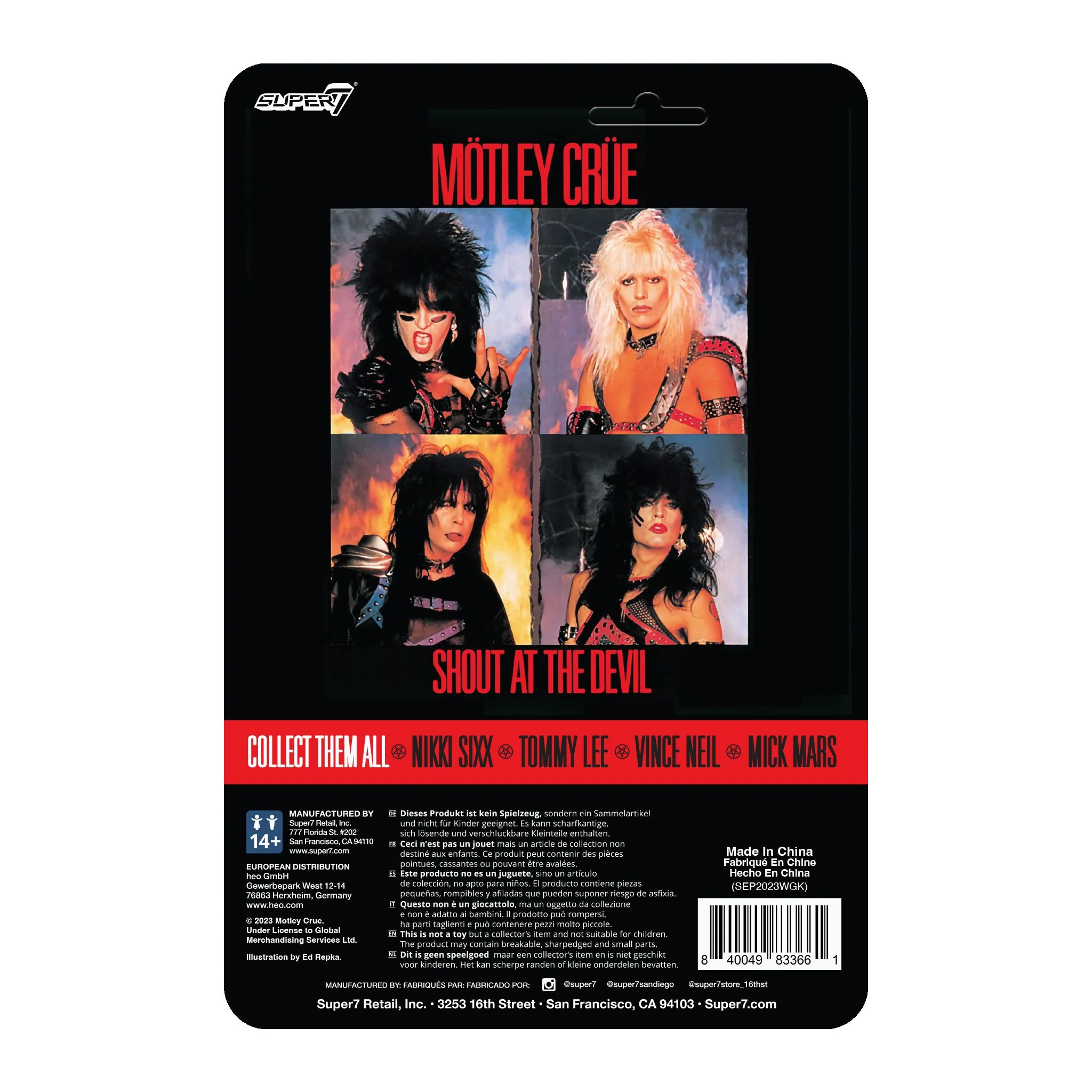 Motley Crue ReAction Figures Wave 01 - Mick Mars (Shout At The Devil) 5 Motley Crue ReAction Figures Wave 01 - Mick Mars (Shout At The Devil)