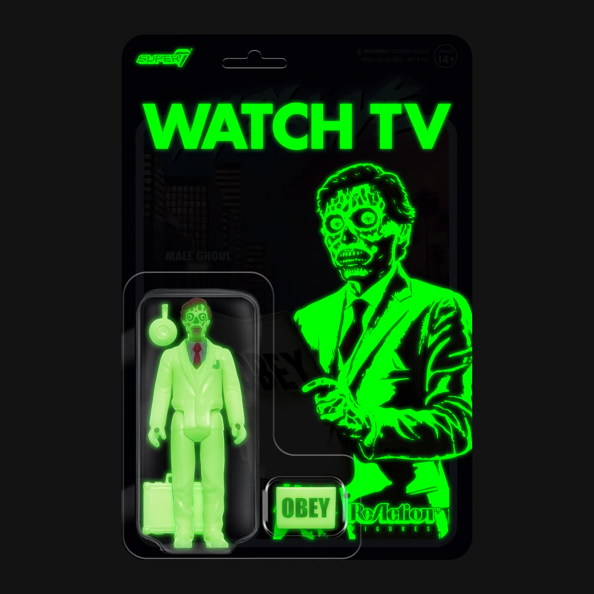 They Live ReAction Wave 2 - Male Ghoul (Glow) 3 They Live ReAction Wave 2 - Male Ghoul (Glow)