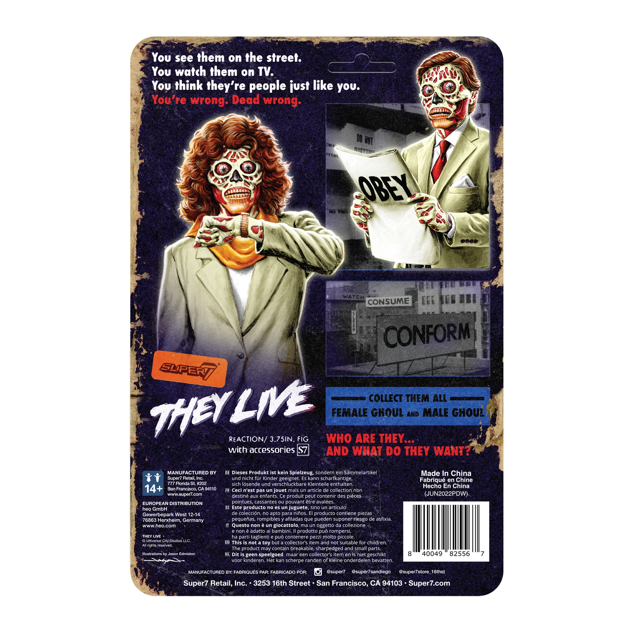 They Live ReAction Wave 2 - Male Ghoul (Glow) 5 They Live ReAction Wave 2 - Male Ghoul (Glow)