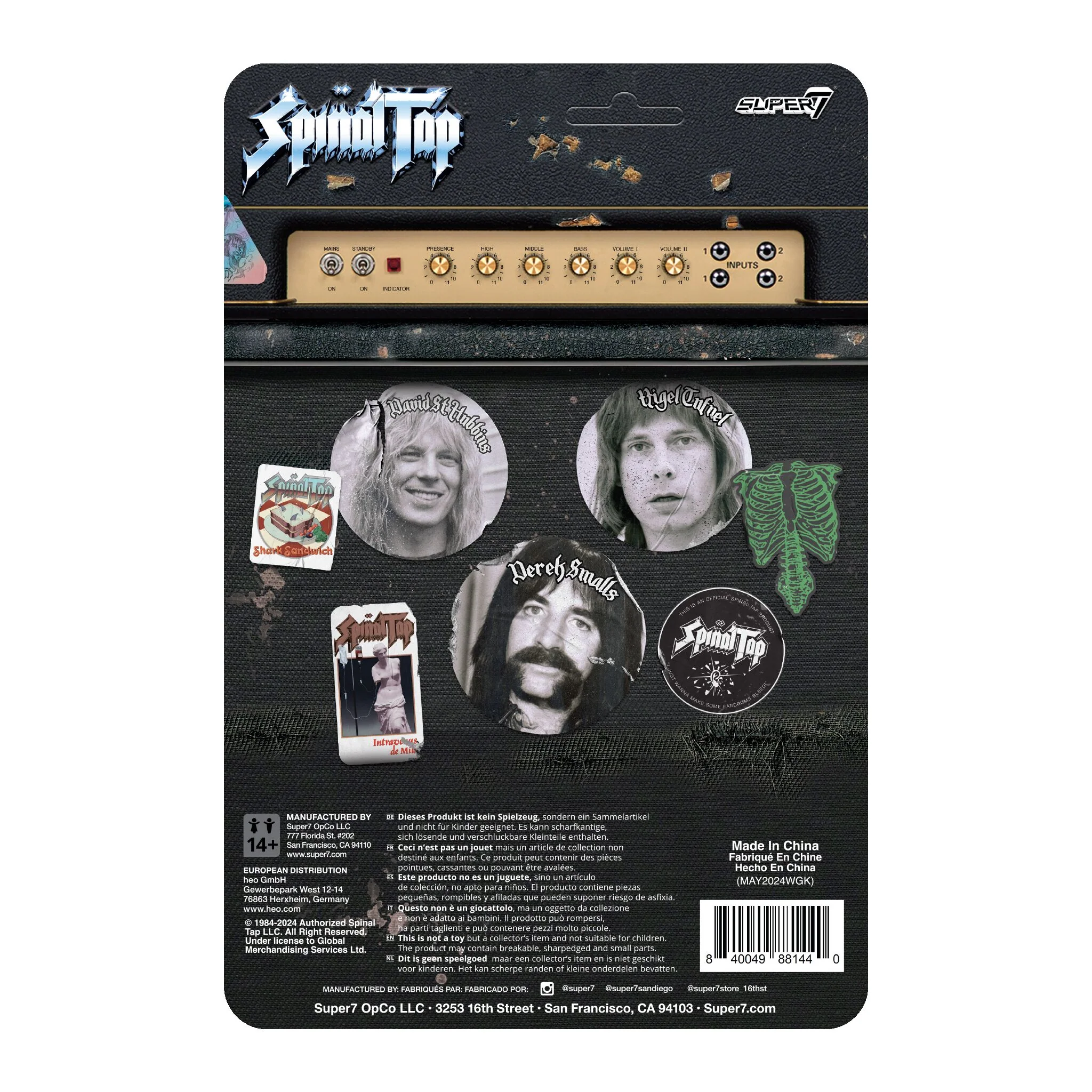 Spinal Tap ReAction Figures Wave 01 - Derek Smalls 7 Spinal Tap ReAction Figures Wave 01 - Derek Smalls