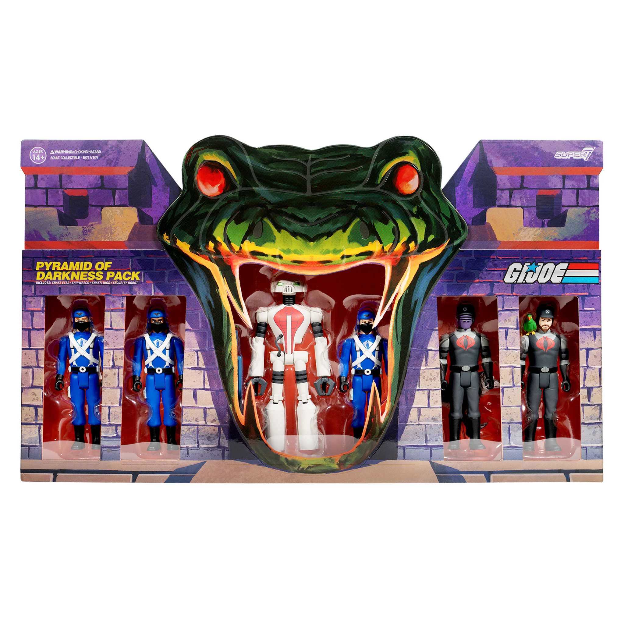 G.I. Joe ReAction Figures Wave 4b - Snakelings Box Set 3 G.I. Joe ReAction Figures Wave 4b - Snakelings Box Set