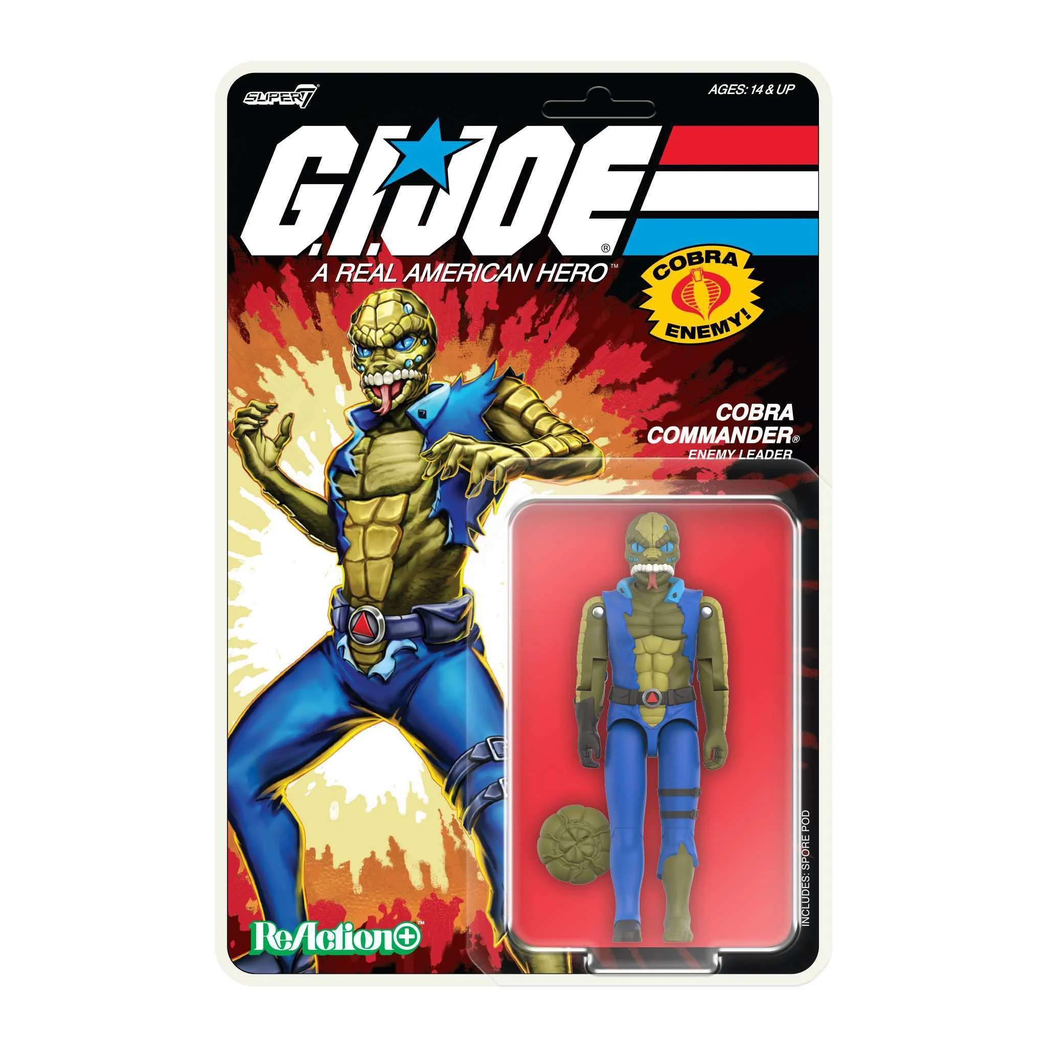 G.I. Joe ReAction+ Figures - Cobra Commander (Once a Man)
