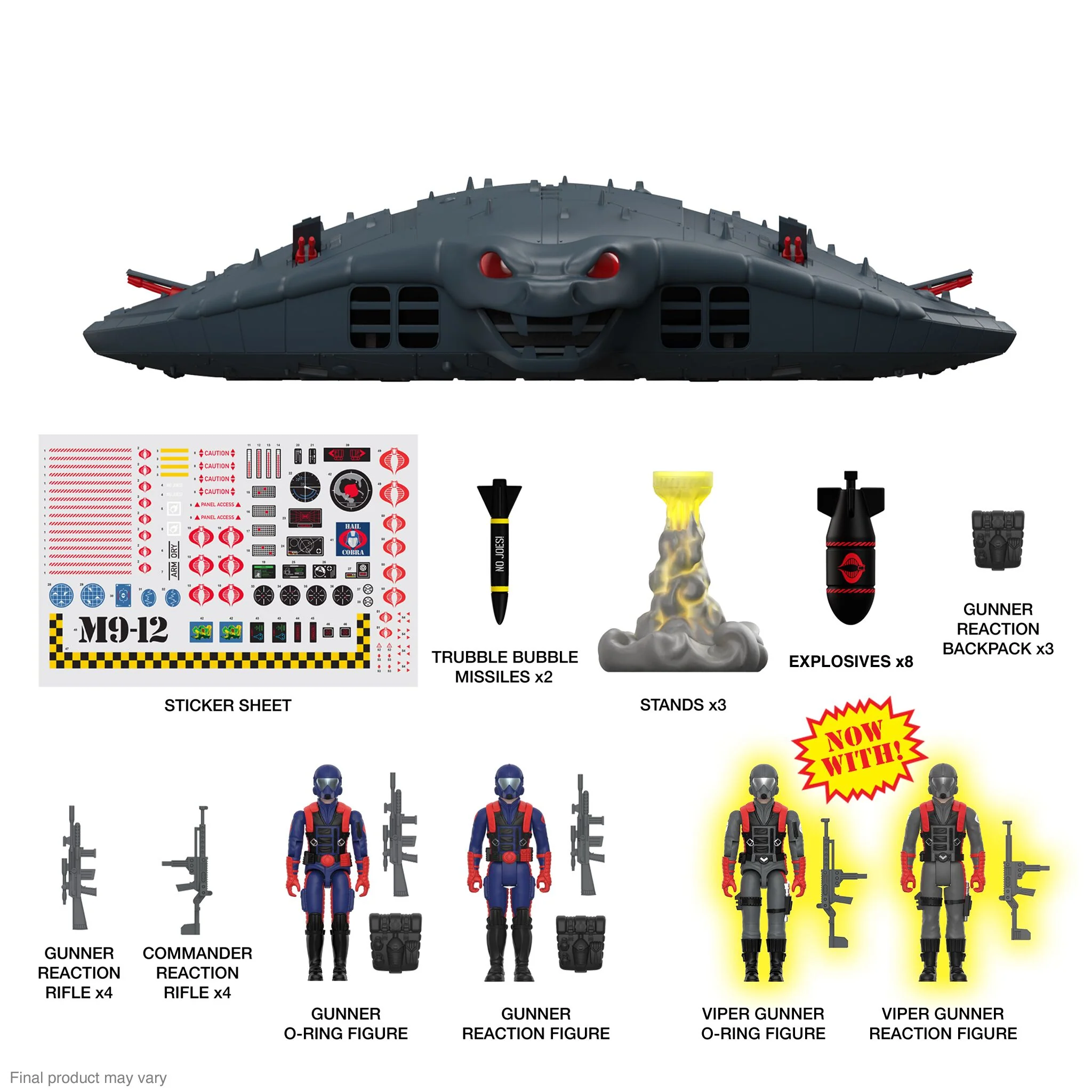 G.I. Joe ReAction Figures Cobra Mothership - Cobra Mothership 8 G.I. Joe ReAction Figures Cobra Mothership - Cobra Mothership