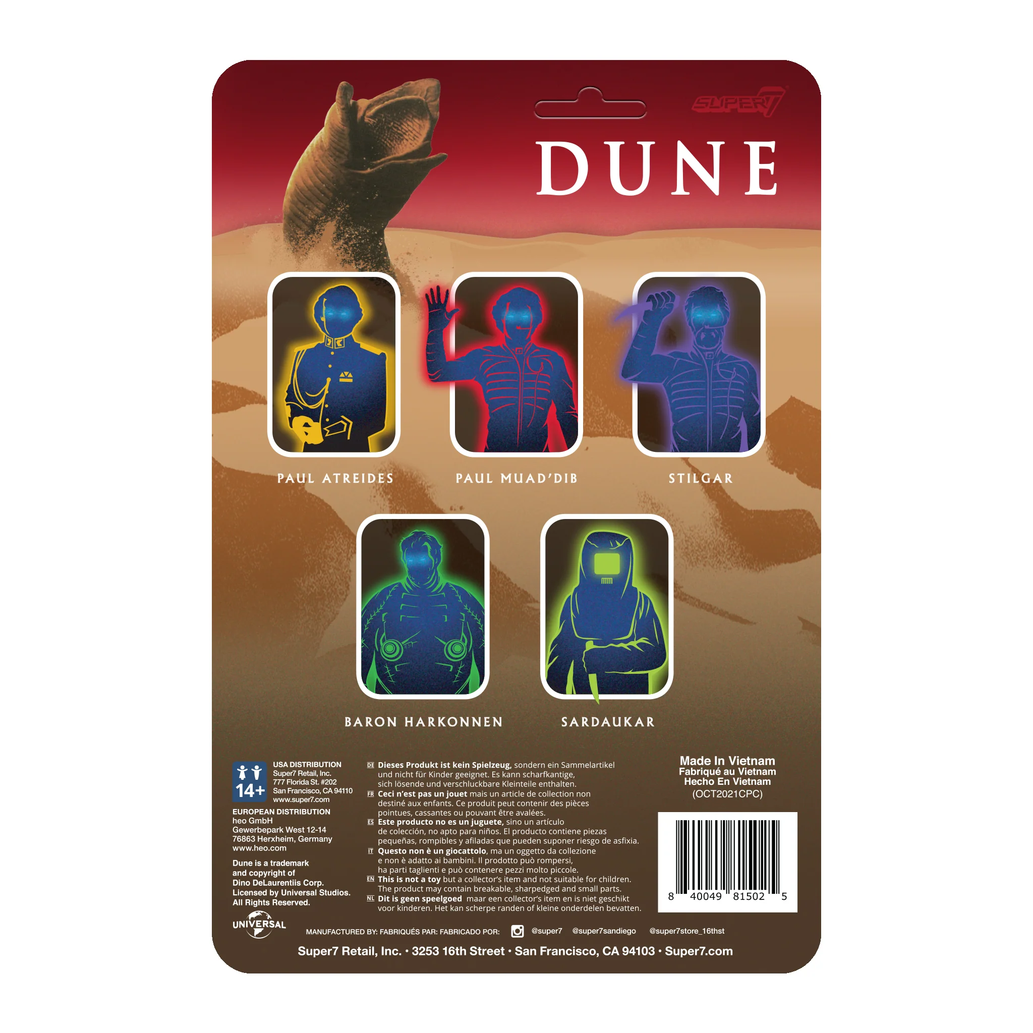 Dune ReAction Figure Wave 1 - Baron Harkonnen 4 Dune ReAction Figure Wave 1 - Baron Harkonnen