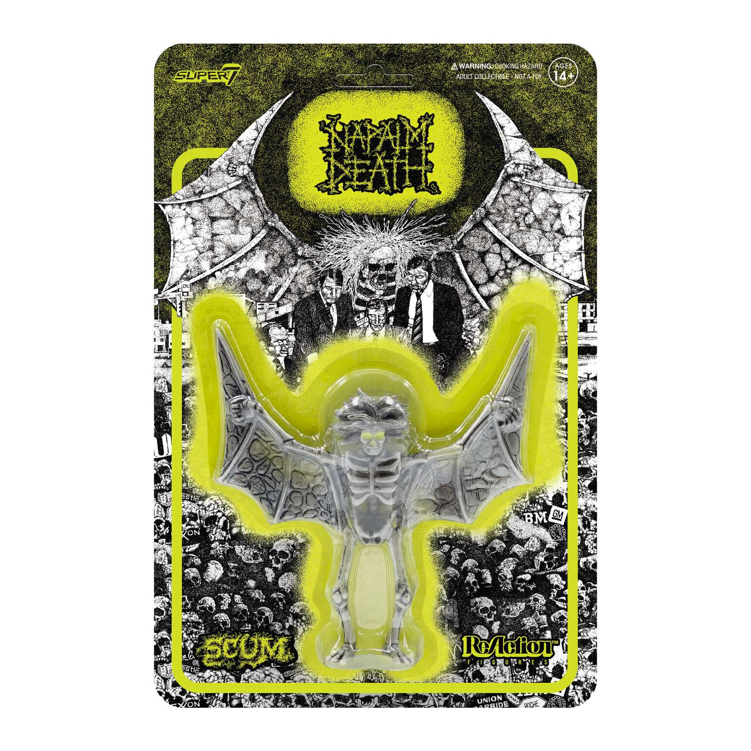 Napalm Death ReAction Figure - Scum Demon (Lime Green)
