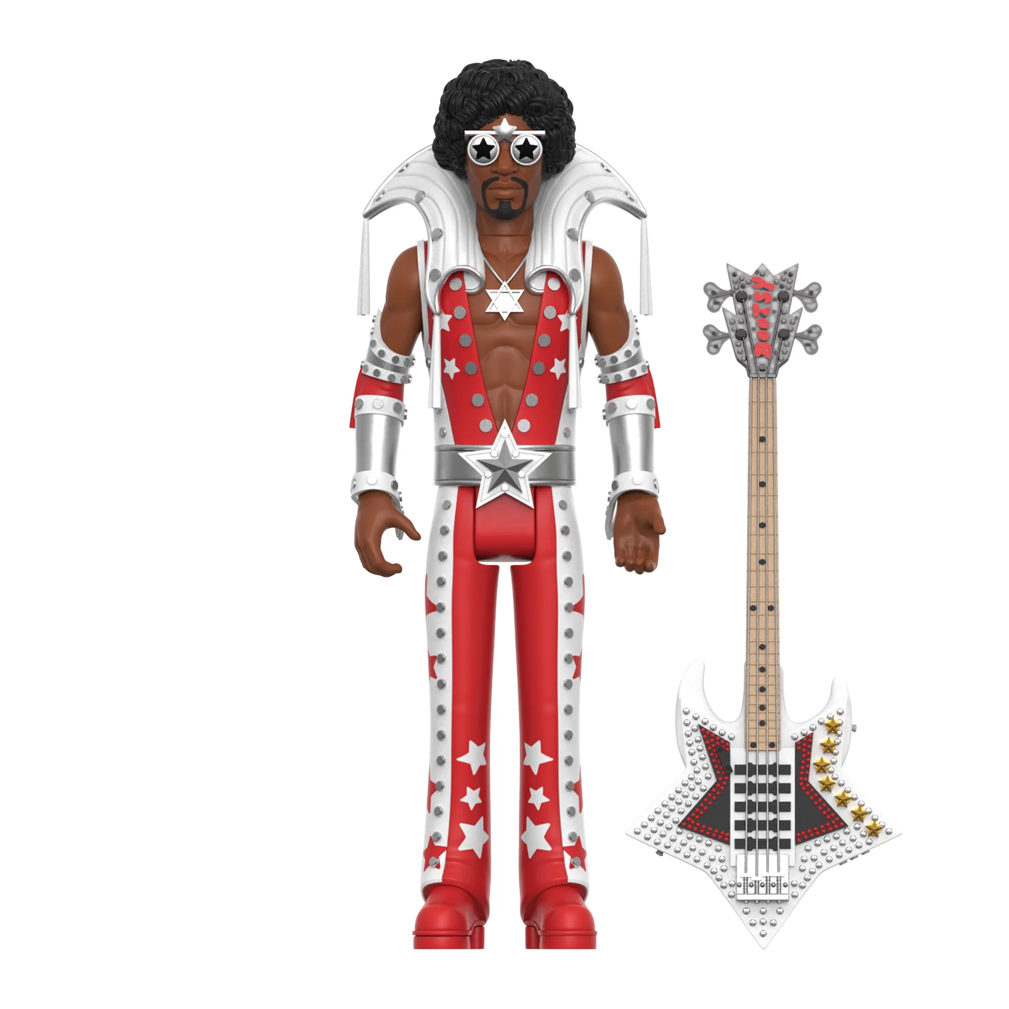 Bootsy Collins ReAction Figure - Bootsy Collins (Red and White) 4 Bootsy Collins ReAction Figure - Bootsy Collins (Red and White)