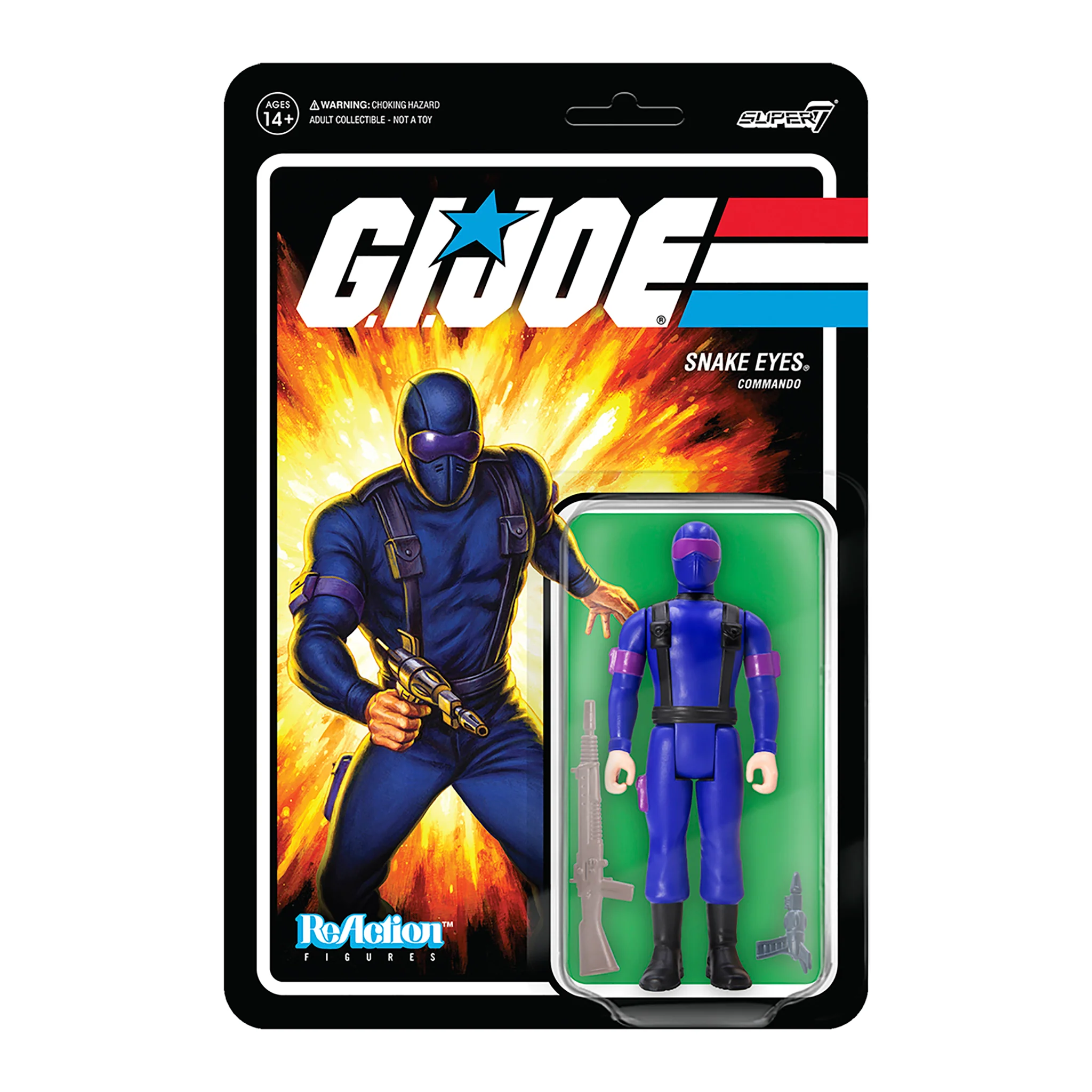 G.I. Joe ReAction Figures Wave 1 - Snake Eyes (RAH)