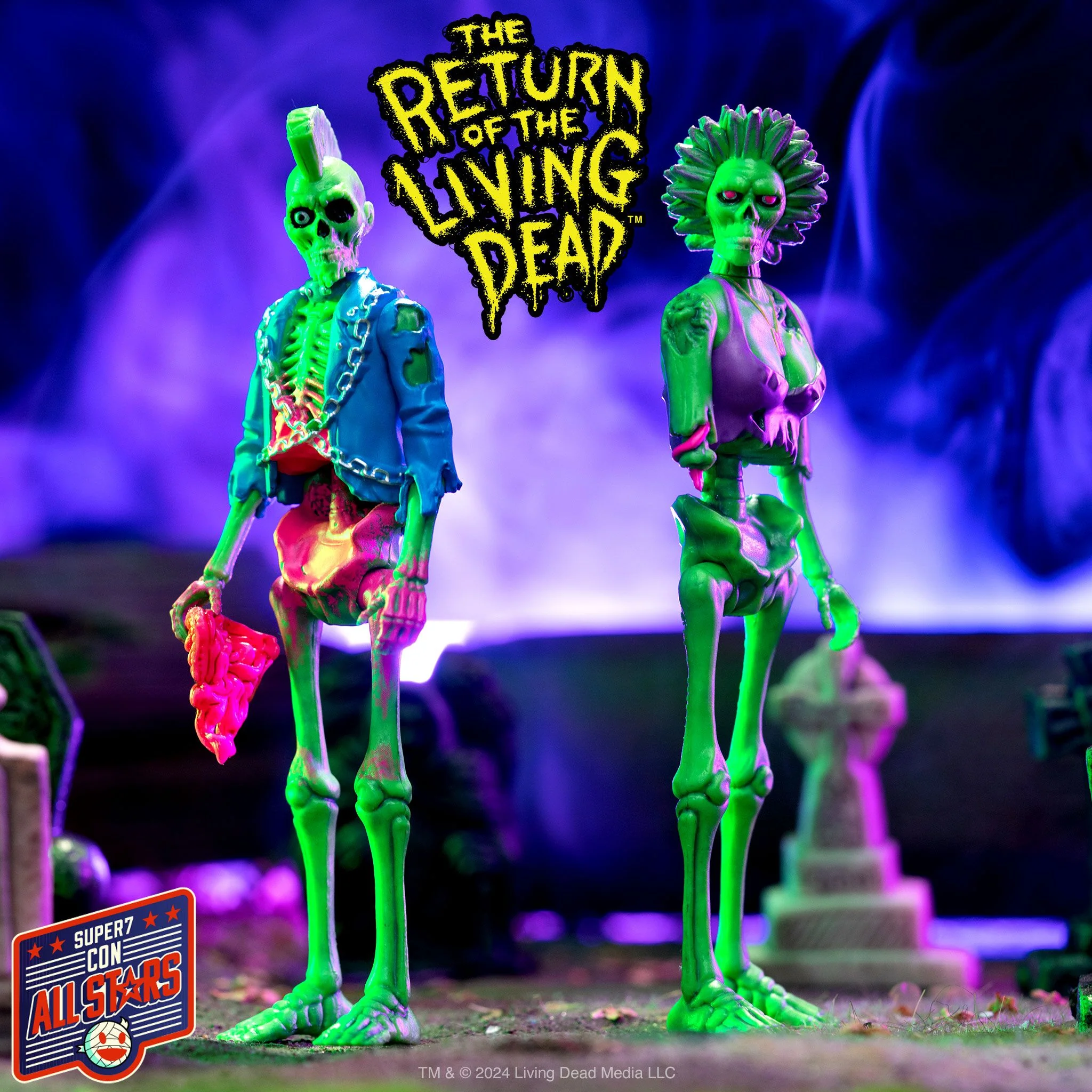 Return of the Living Dead ReAction Figures Wave 03 - Male Poster Zombie (Blacklight) 3 Return of the Living Dead ReAction Figures Wave 03 - Male Poster Zombie (Blacklight)