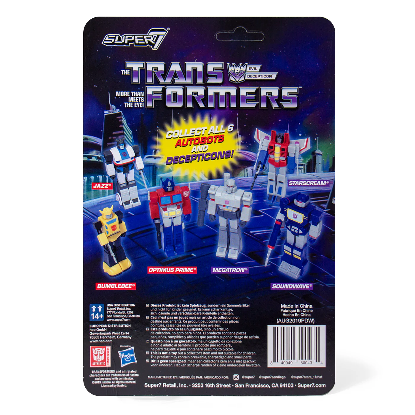 Transformers ReAction Figure - Bumblebee 4 Transformers ReAction Figure - Bumblebee