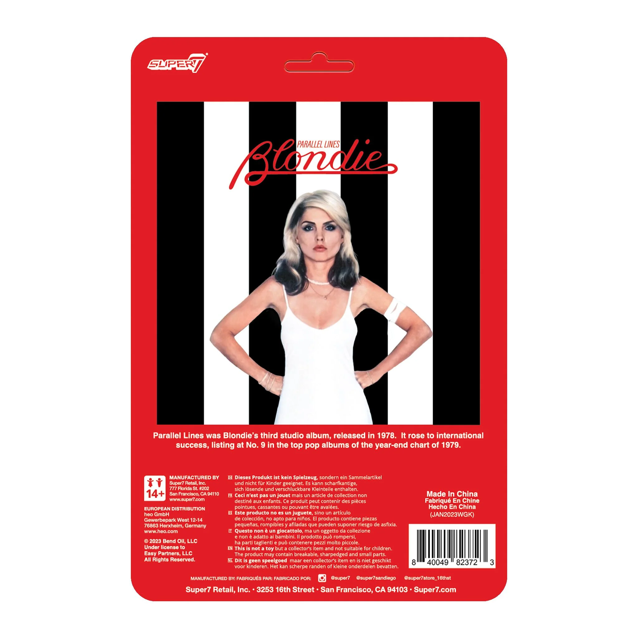 Blondie ReAction Figures - Debbie Harry (Parallel Lines) 5 Blondie ReAction Figures - Debbie Harry (Parallel Lines)