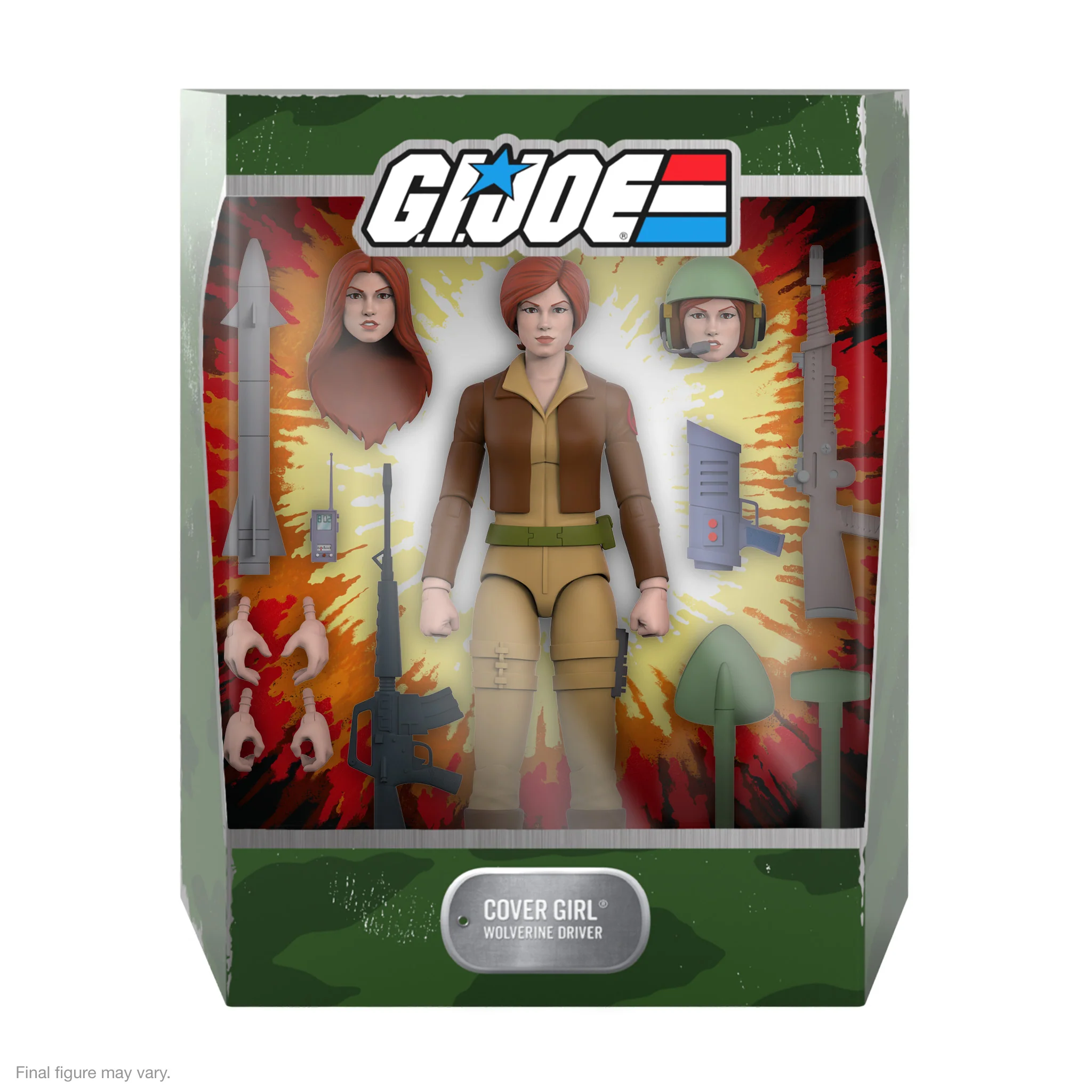 G.I. Joe ULTIMATES! Wave 5 - Cover Girl, Roadblock, Cobra Crimson Guard, & Major Bludd 8 G.I. Joe ULTIMATES! W5 - Cover Girl (cartoon accurate)