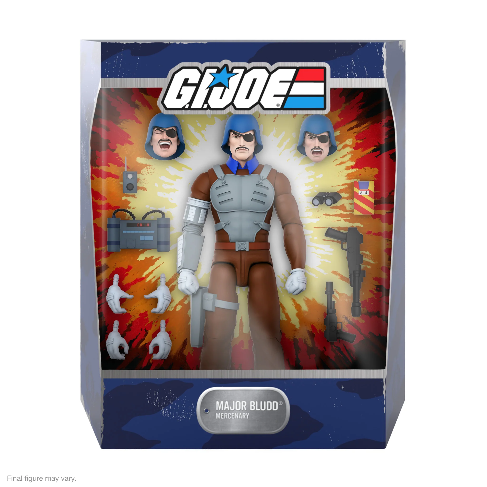 G.I. Joe ULTIMATES! Wave 5 - Cover Girl, Roadblock, Cobra Crimson Guard, & Major Bludd 11 G.I. Joe ULTIMATES! W5 - Major Bludd (cartoon accurate)