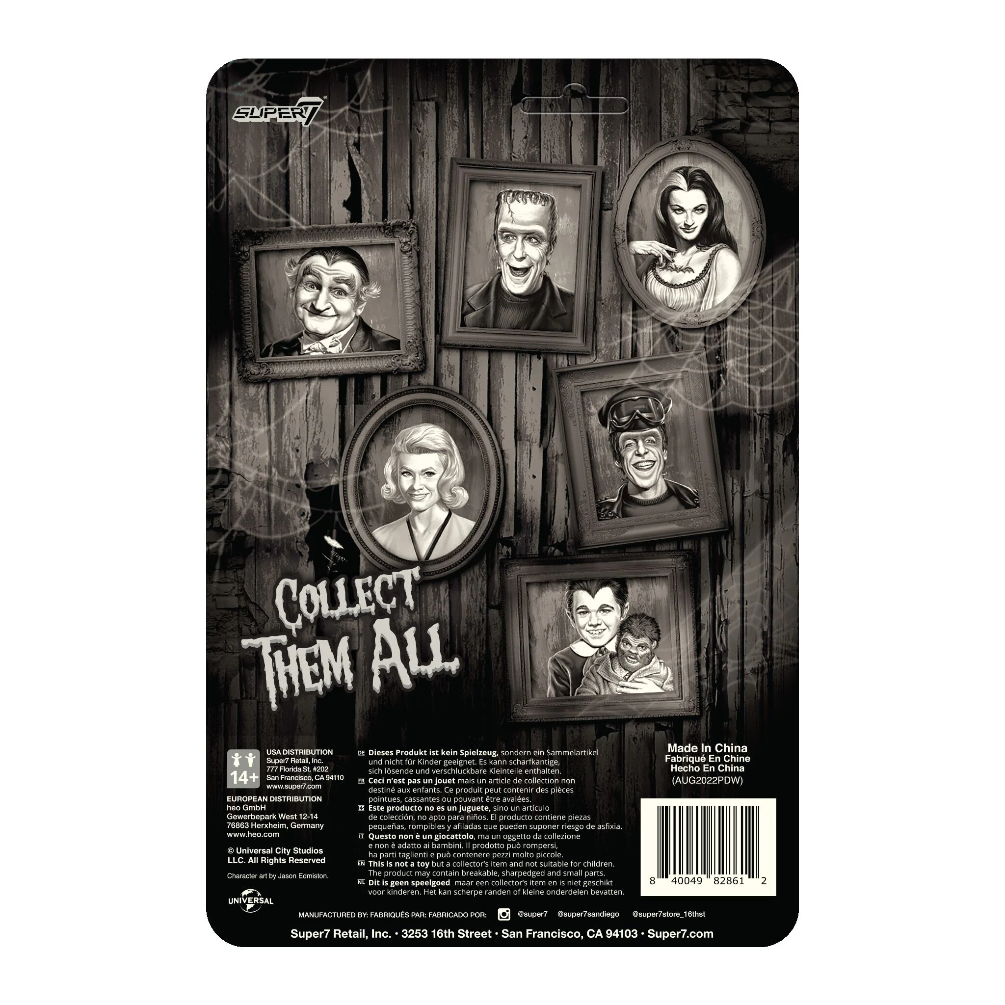 The Munsters ReAction Wave 3 - Eddie Munster (Grayscale) 6 The Munsters ReAction Wave 3 - Eddie Munster (Grayscale)