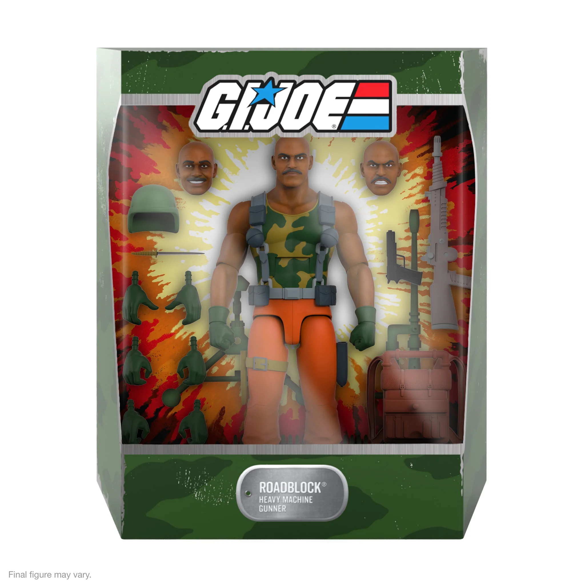 G.I. Joe ULTIMATES! Wave 5 - Cover Girl, Roadblock, Cobra Crimson Guard, & Major Bludd 10 G.I. Joe ULTIMATES! W5 - Roadblock (cartoon accurate)