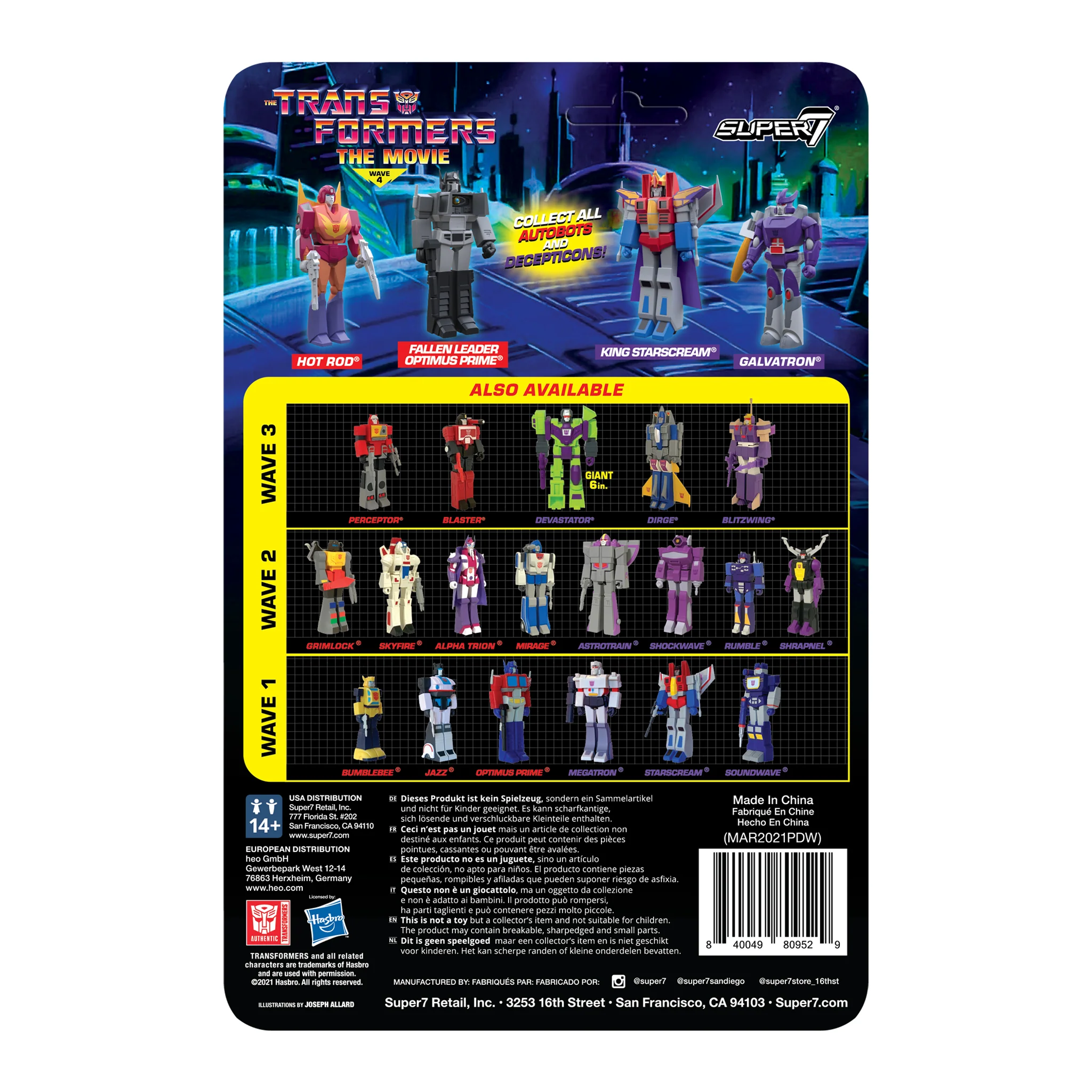 Transformers ReAction Figure Wave 4 - Hot Rod 4 Transformers ReAction Figure Wave 4 - Hot Rod