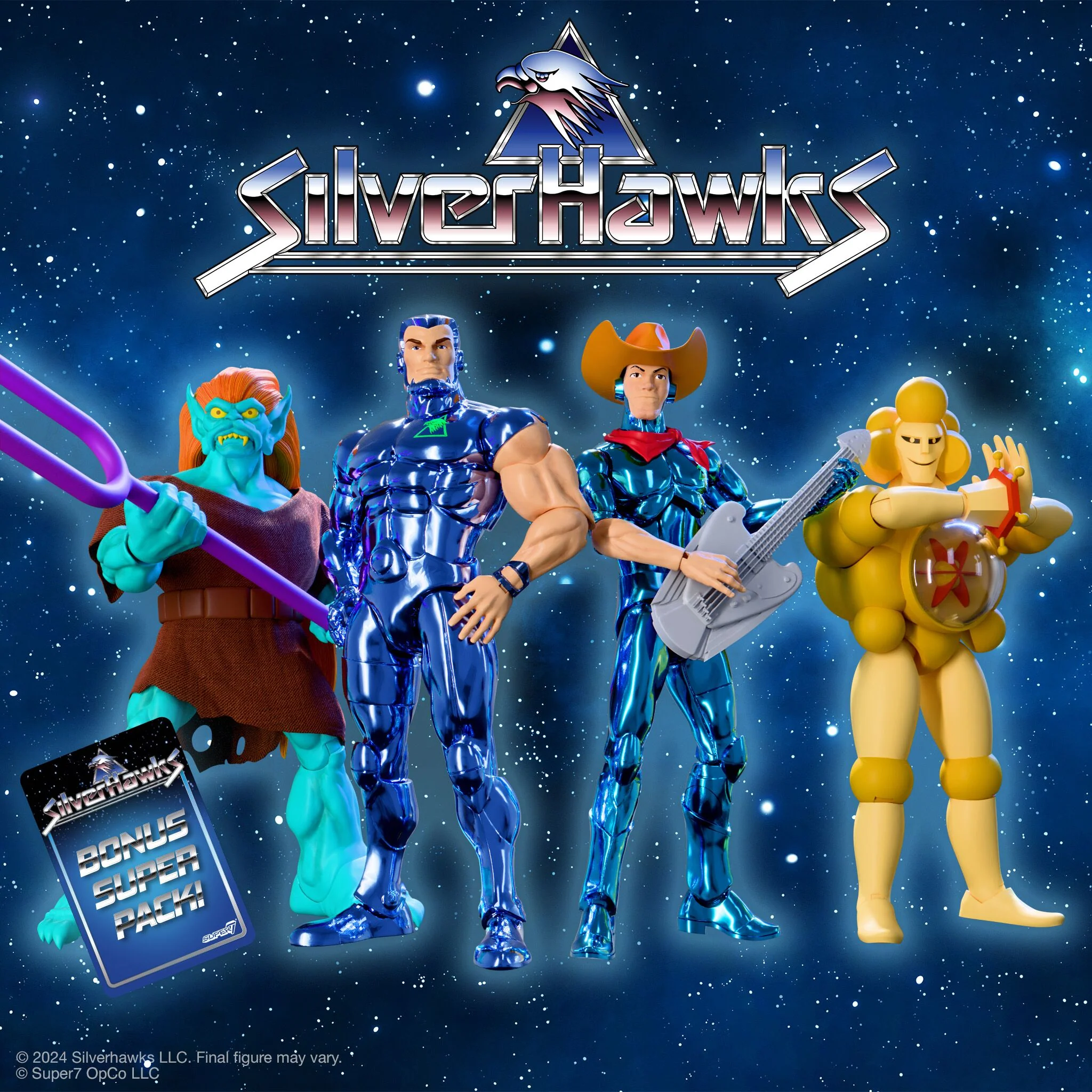 SilverHawks ULTIMATES! Wave 06 - Bluegrass (VAC Metal - Toy Version) 4 SilverHawks ULTIMATES! Wave 06 - Bluegrass (VAC Metal - Toy Version)