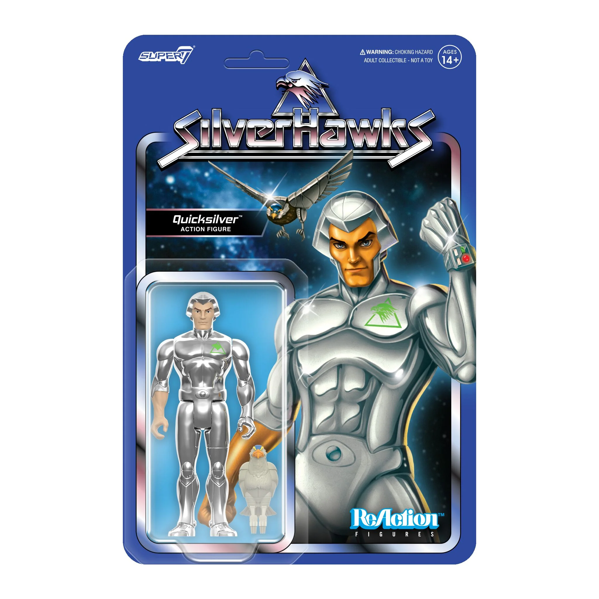 SilverHawks ReAction Figures Wave 01 - Quicksilver (Toy Version)