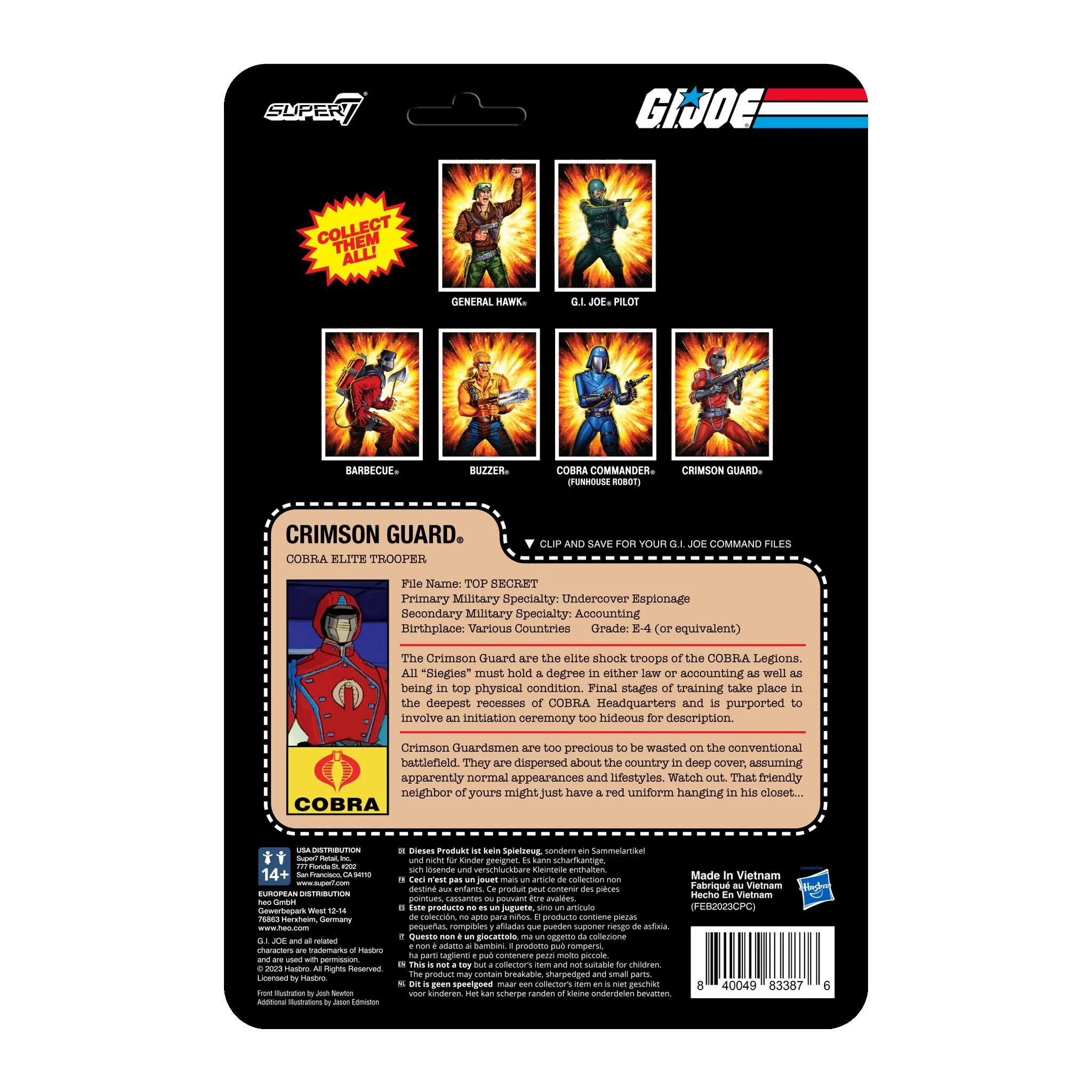 G.I. Joe ReAction Figures Wave 7 - Crimson Guard 4 G.I. Joe ReAction Figures Wave 7 - Crimson Guard