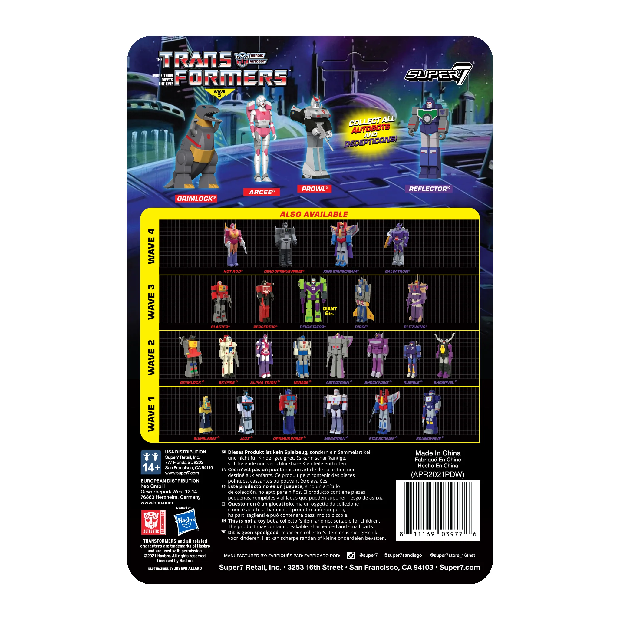 Transformers ReAction Figure Wave 5 - Arcee 4 Transformers ReAction Figure Wave 5 - Arcee